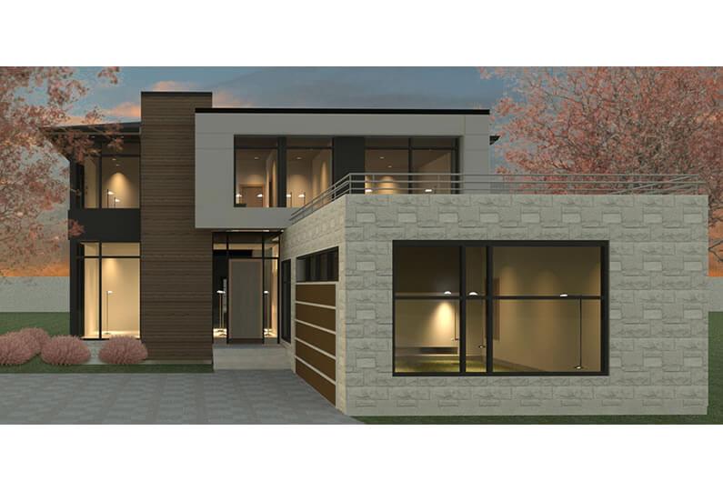 Custom Contemporary House in Mississauga by Pierre Urban Architects Inc